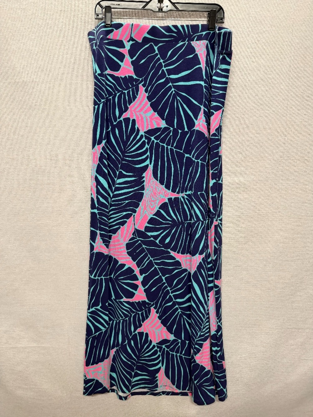 Lilly Pulitzer Banana Palm Leaf Maxi Skirt - size XL